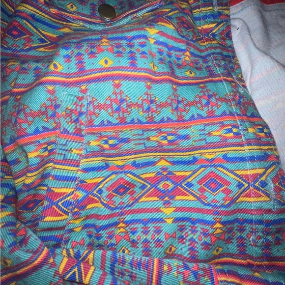 Billy Flying Tomato Aztec Print Jacket size medium. - Picture 3 of 4